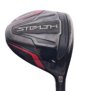 Used TaylorMade Stealth 5 Fairway Wood / 18 Degrees / Soft Regular Flex