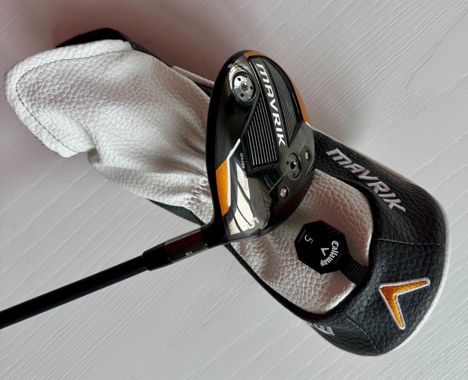 CALLAWAY MAVRIK SUB ZERO 5 WOOD 18* RH Aldila Rouge Stiff Mint CONDITION