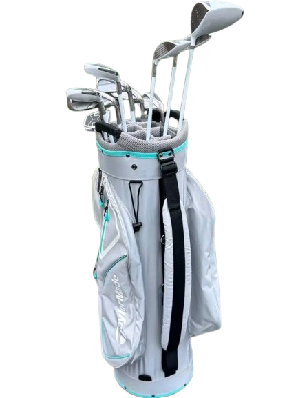 Pre-owned Women's Beautiful, Barely Used TaylorMade KALEA Clubs With Taylormade Bag