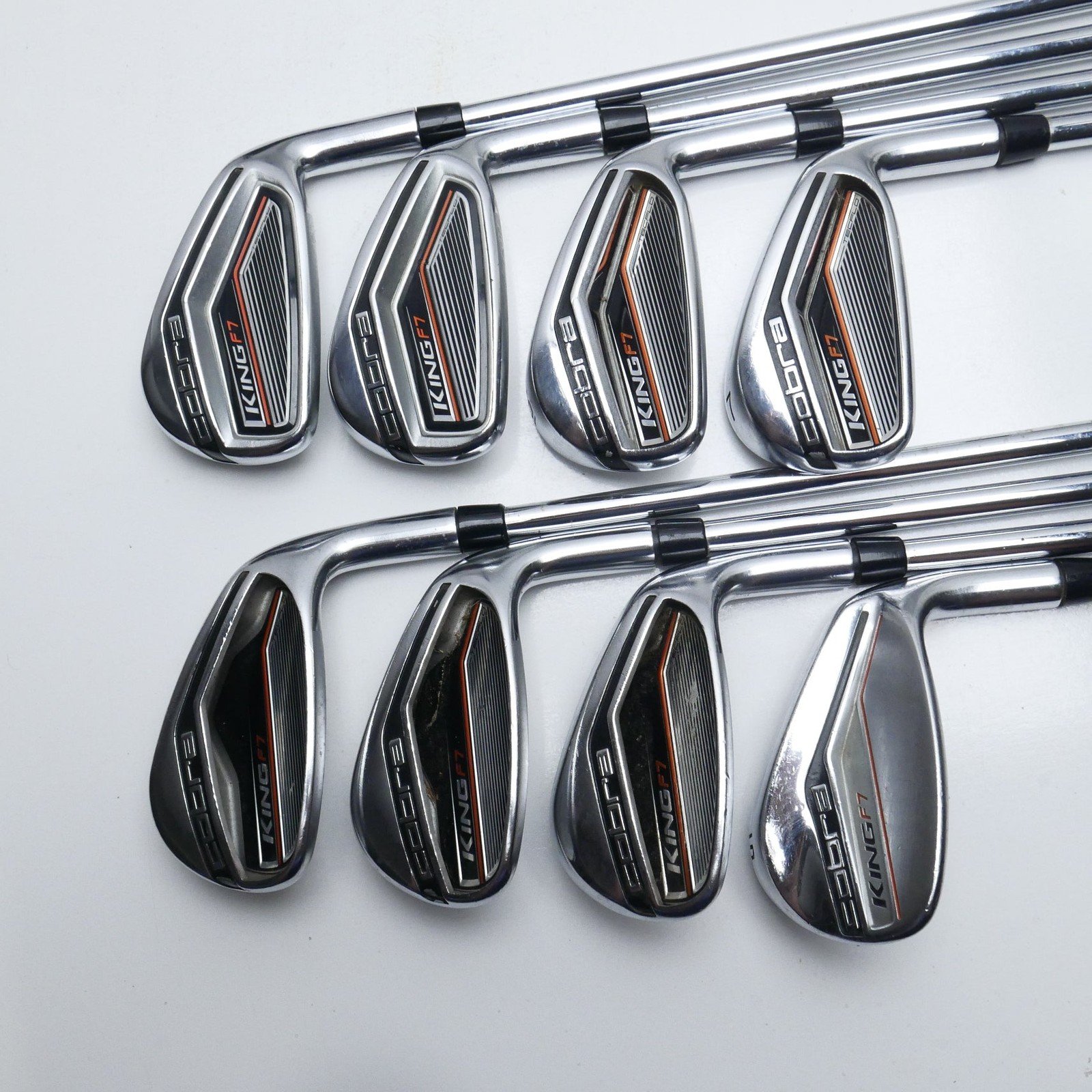 Used Cobra King F7 Iron Set / 4 - PW + GW / Regular Flex