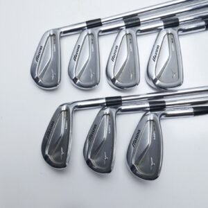 Used Mizuno MP-64 Iron Set / 4 - PW / Stiff Flex