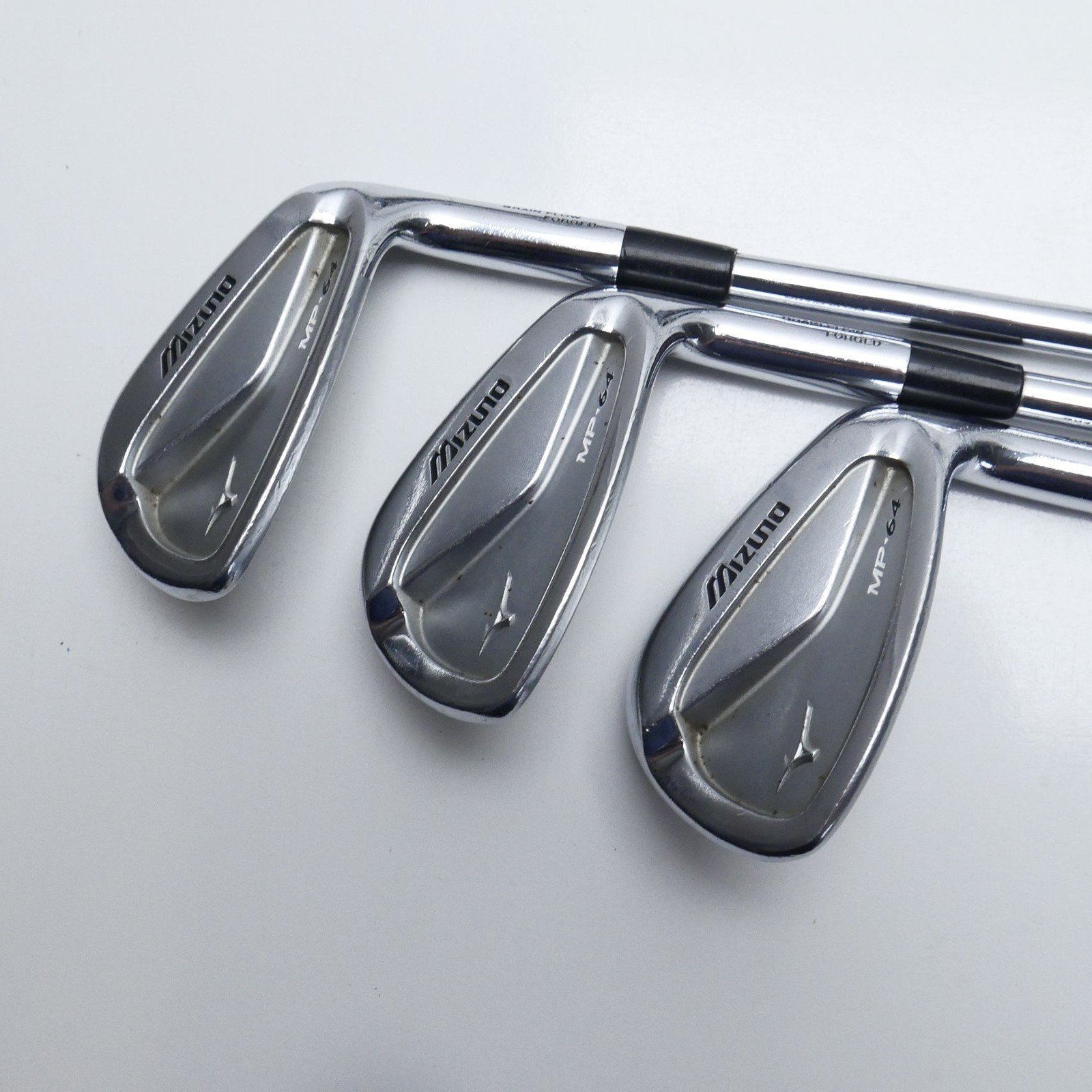 Used Mizuno MP-64 Iron Set / 4 - PW / Stiff Flex - Image 3
