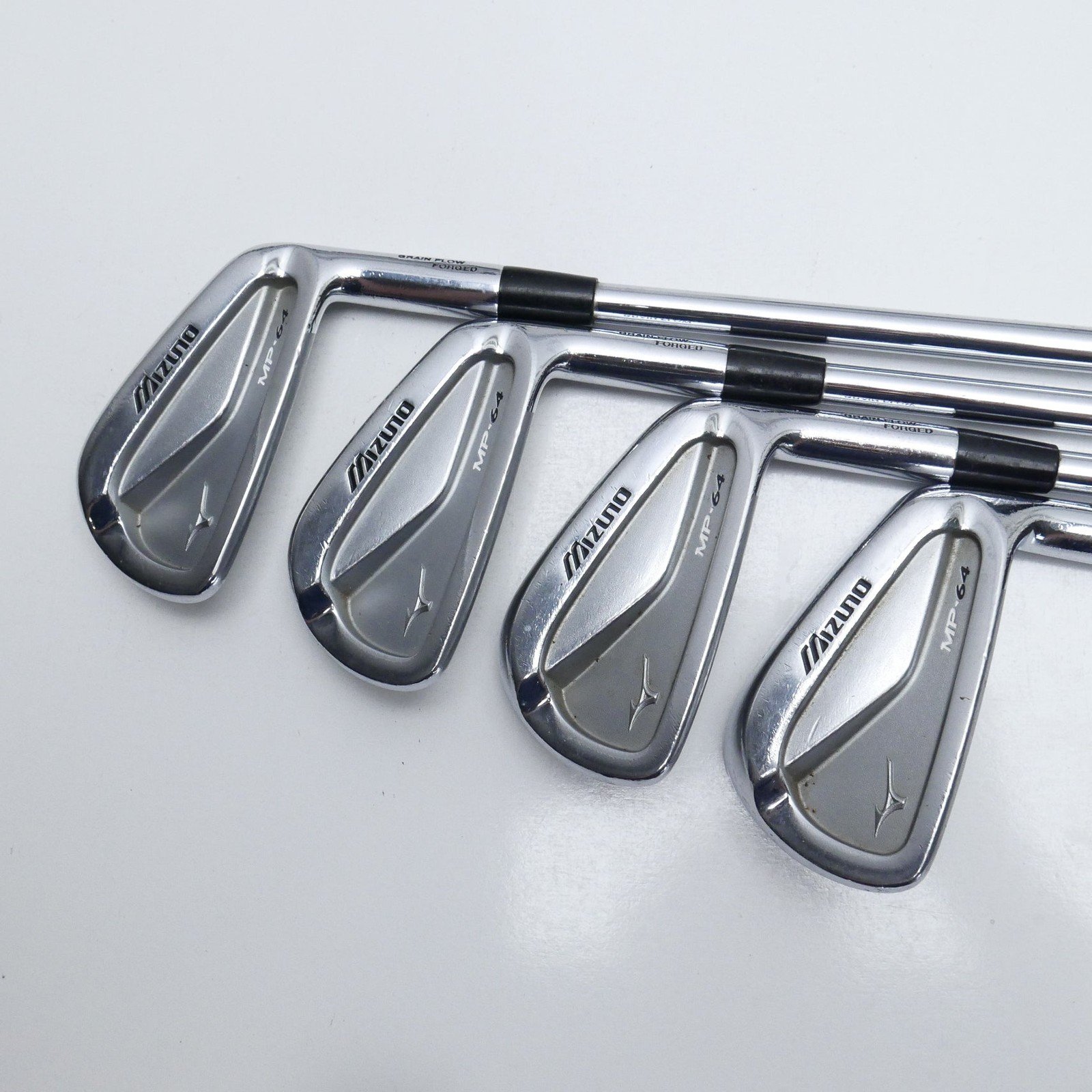 Used Mizuno MP-64 Iron Set / 4 - PW / Stiff Flex - Image 4