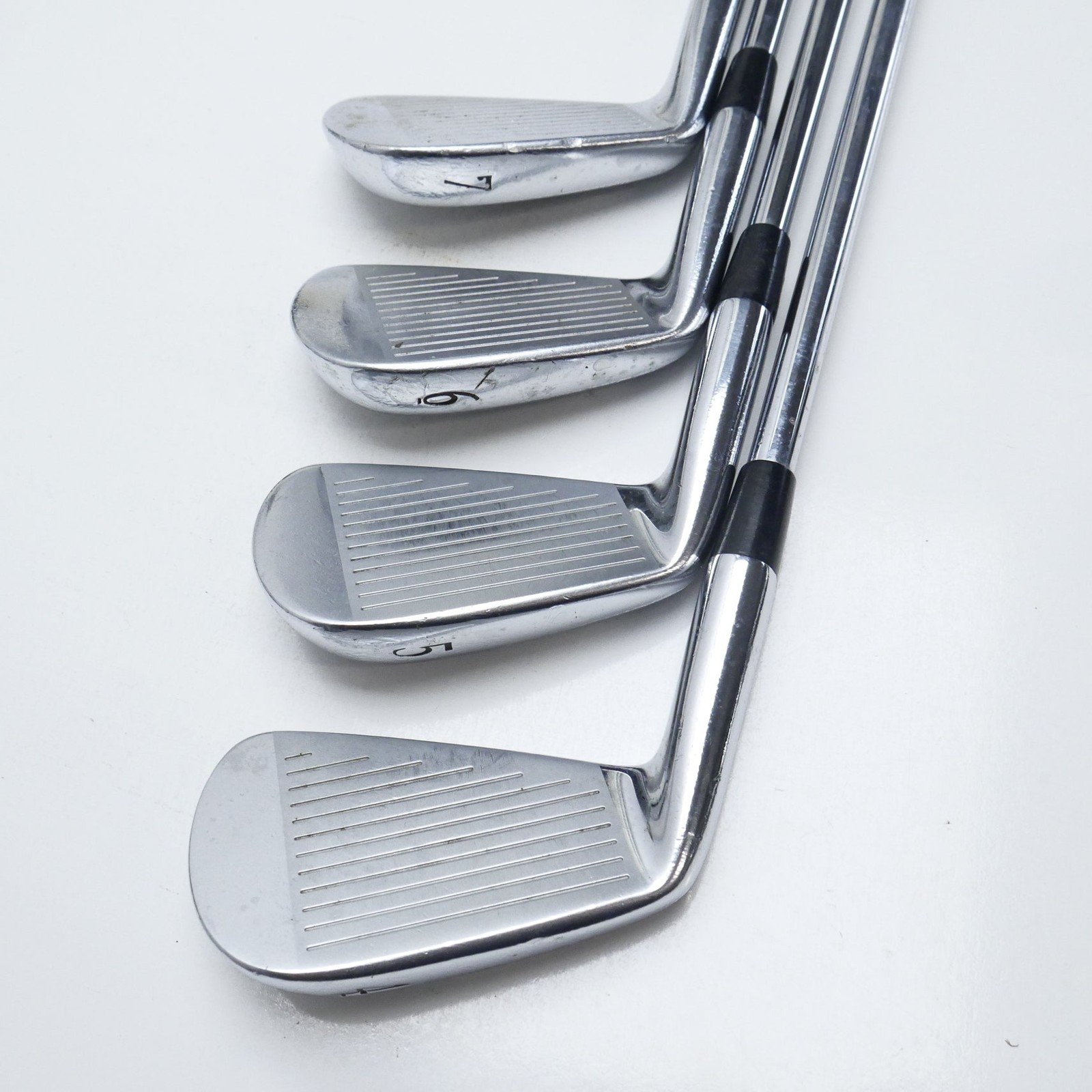 Used Mizuno MP-64 Iron Set / 4 - PW / Stiff Flex - Image 9