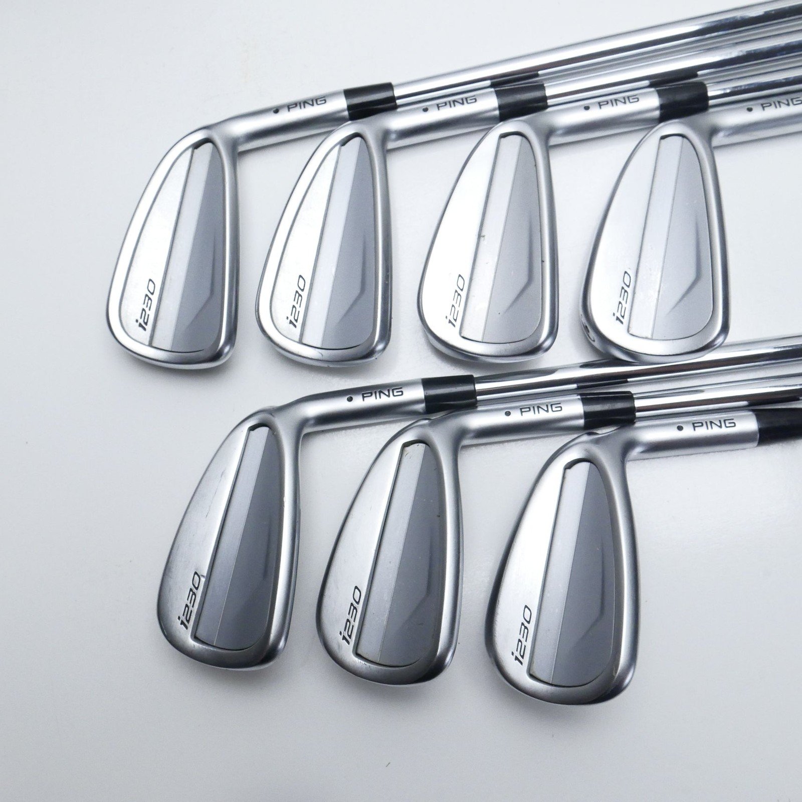 Used Ping i230 Iron Set / 4 - PW / Stiff Flex