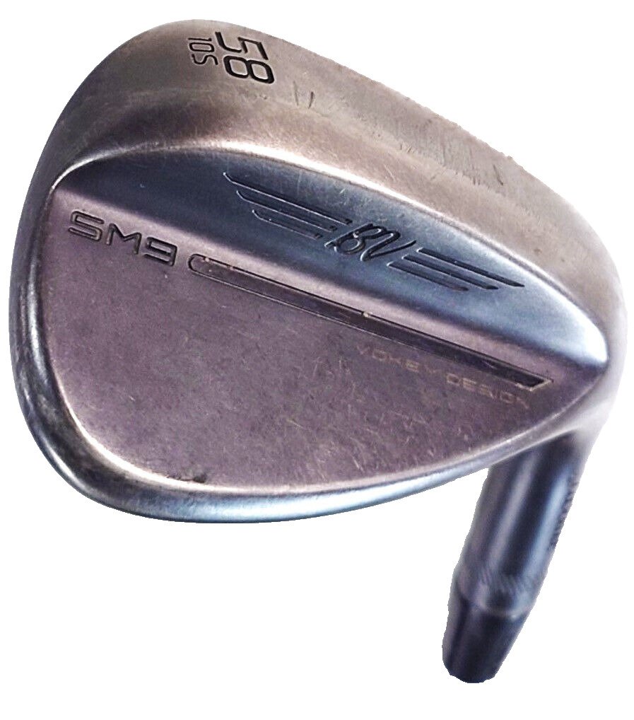 TITLEIST VOKEY SM9 58° BLACK LOB WEDGE STEEL SHAFT GOOD USED