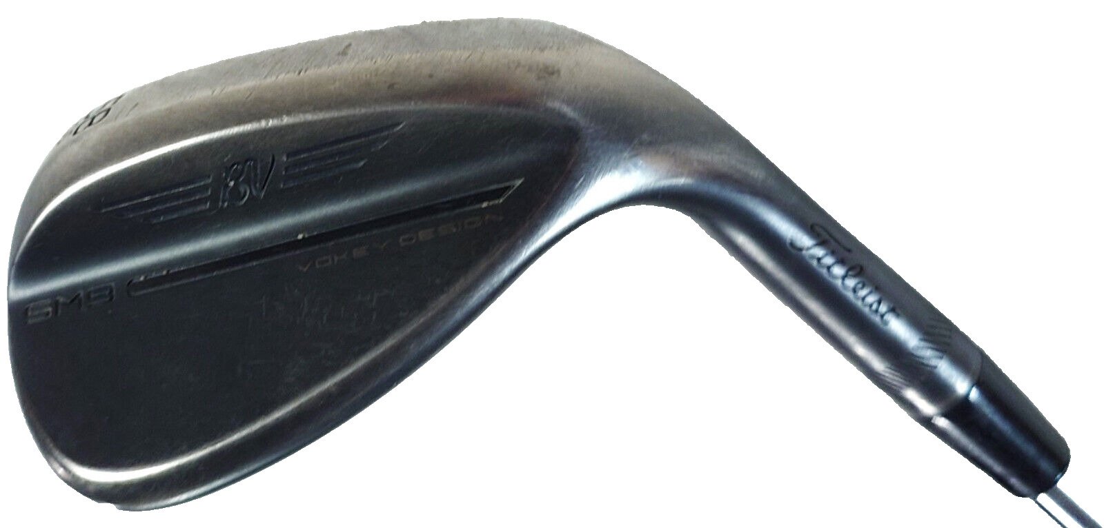 TITLEIST VOKEY SM9 58° BLACK LOB WEDGE STEEL SHAFT GOOD USED - Image 3