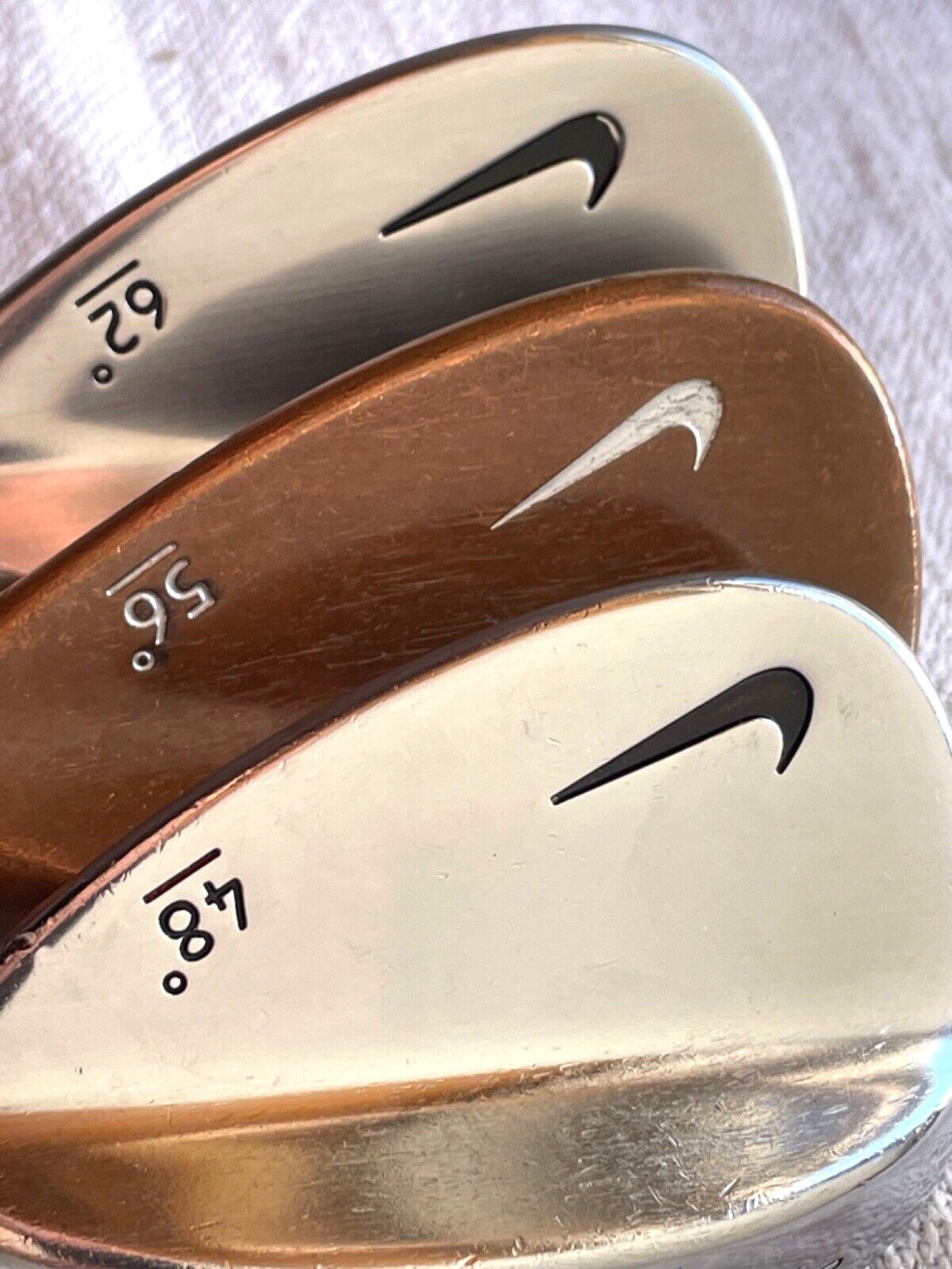#3x Nike 48 /56 / 62 Forged Blade Wedge Japan 🇯🇵 Model DG S400 Copper 56
