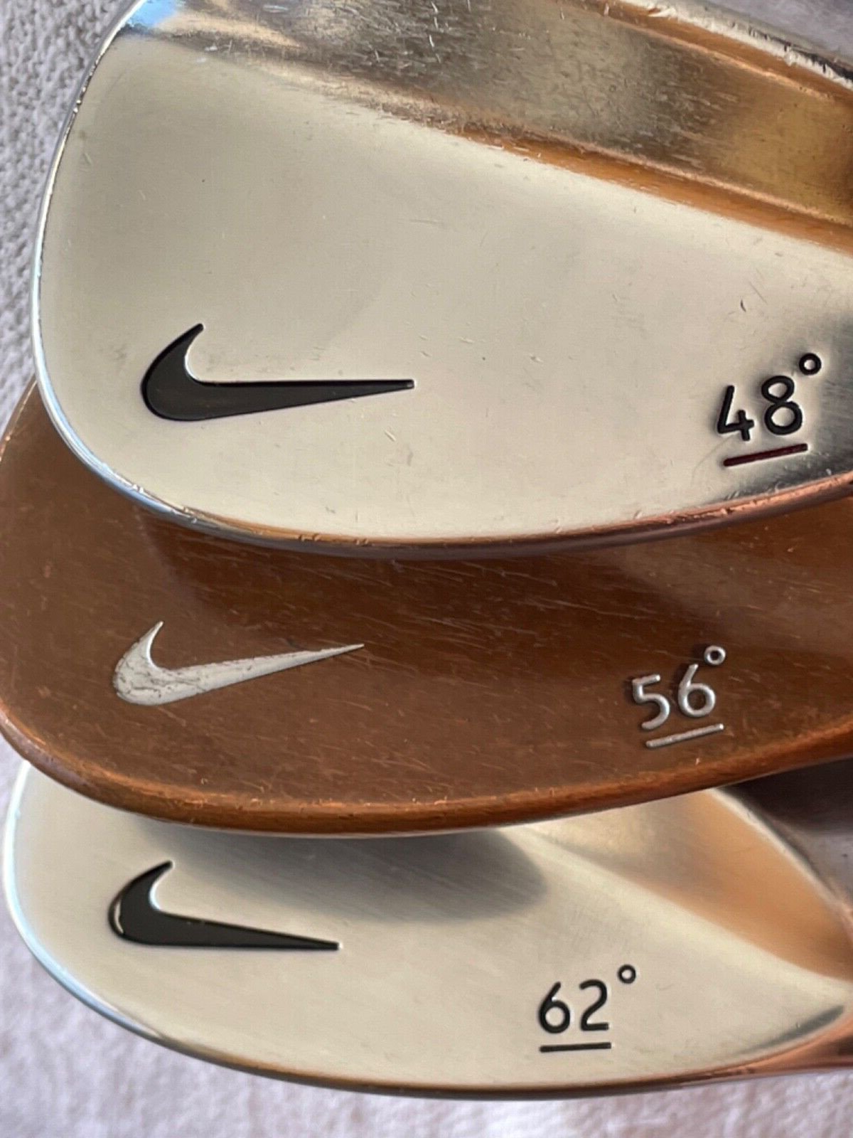 #3x Nike 48 /56 / 62 Forged Blade Wedge Japan 🇯🇵 Model DG S400 Copper 56 - Image 2