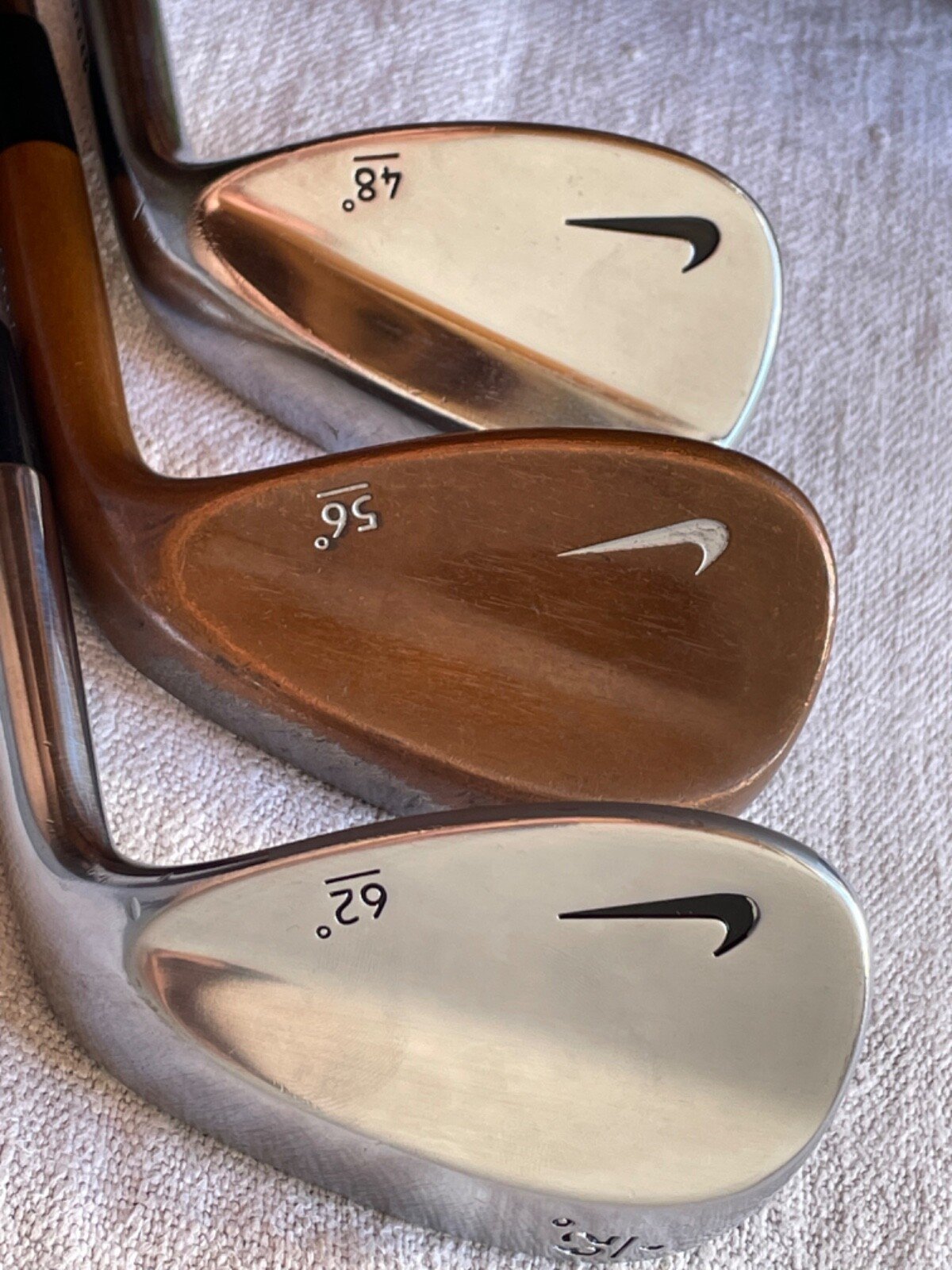 #3x Nike 48 /56 / 62 Forged Blade Wedge Japan 🇯🇵 Model DG S400 Copper 56 - Image 3