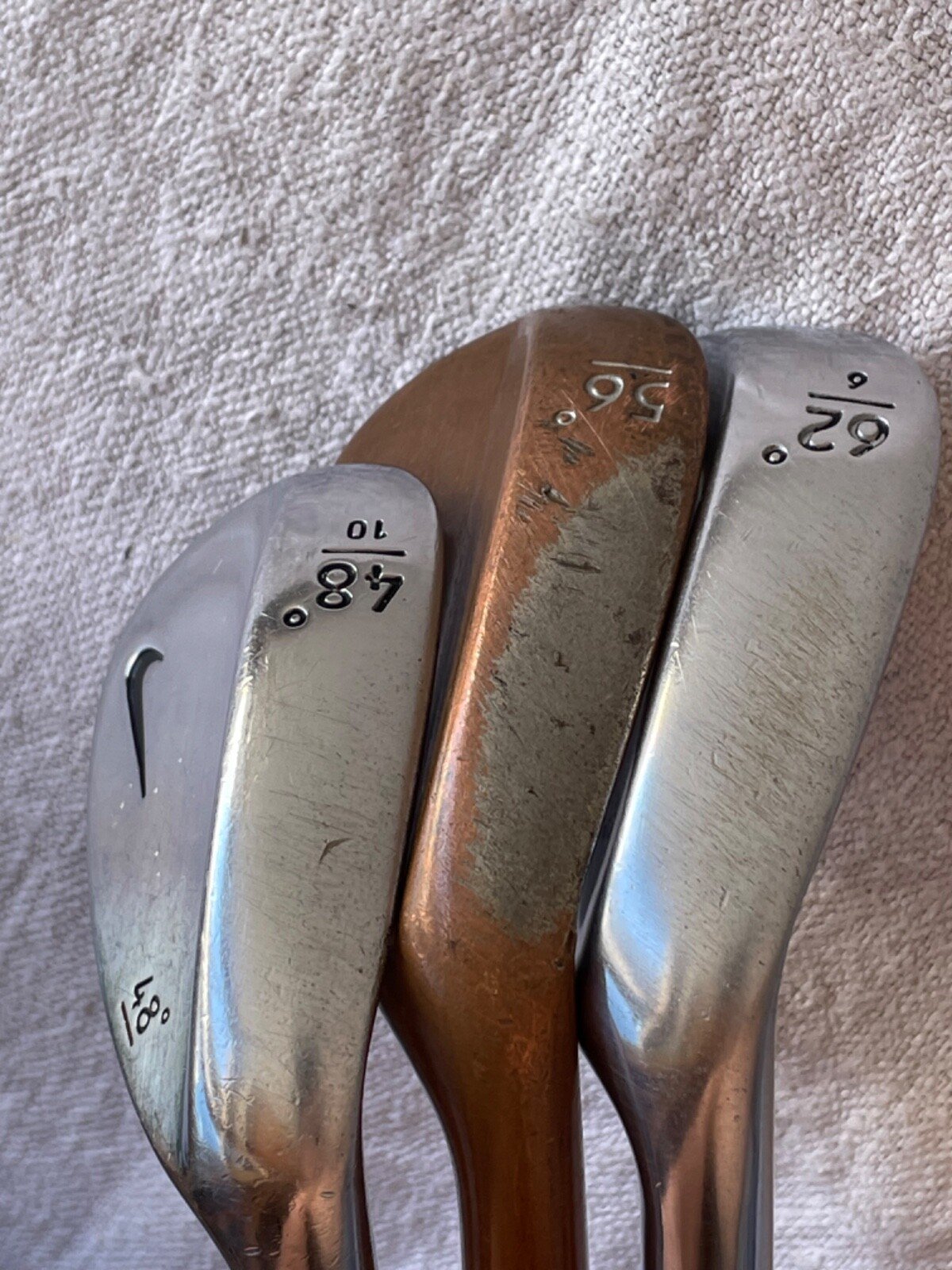 #3x Nike 48 /56 / 62 Forged Blade Wedge Japan 🇯🇵 Model DG S400 Copper 56 - Image 10