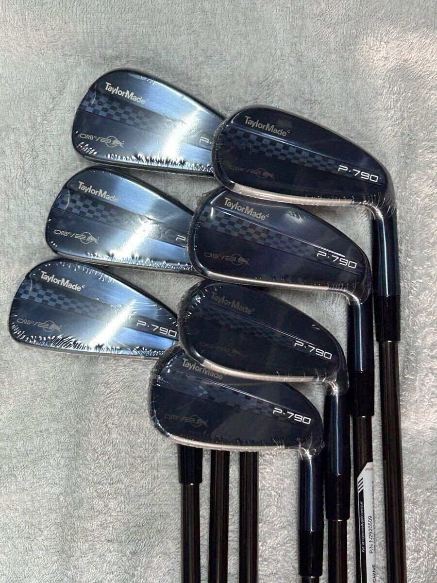 TaylorMade ORBR P790 Iron 7 Piece Set Red Bull Collaboration Modus105S SmokePVD