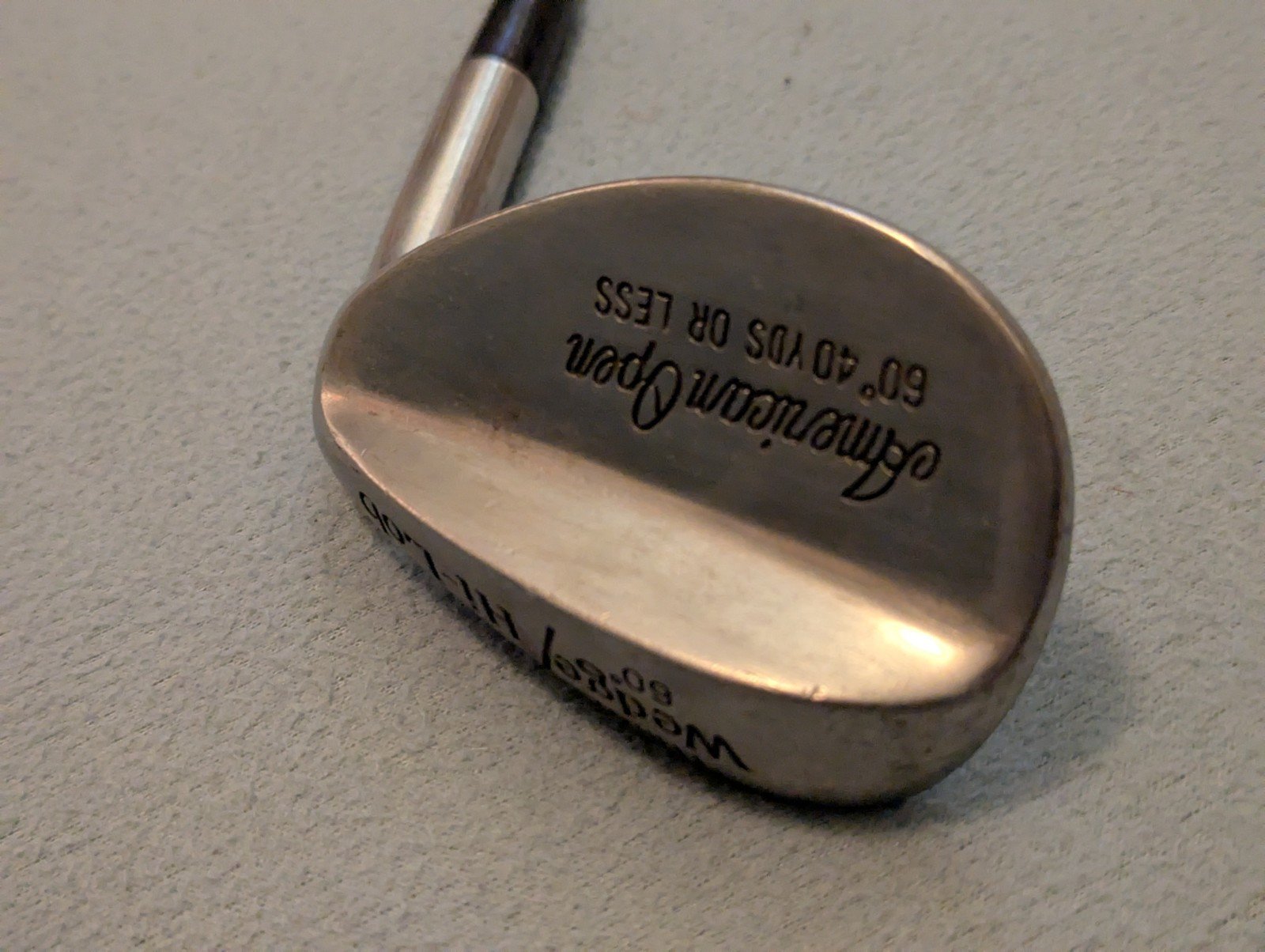 American Open Hi-Lob Wedge 60° loft Steel Shaft Regular Flex RH Used Golf Club