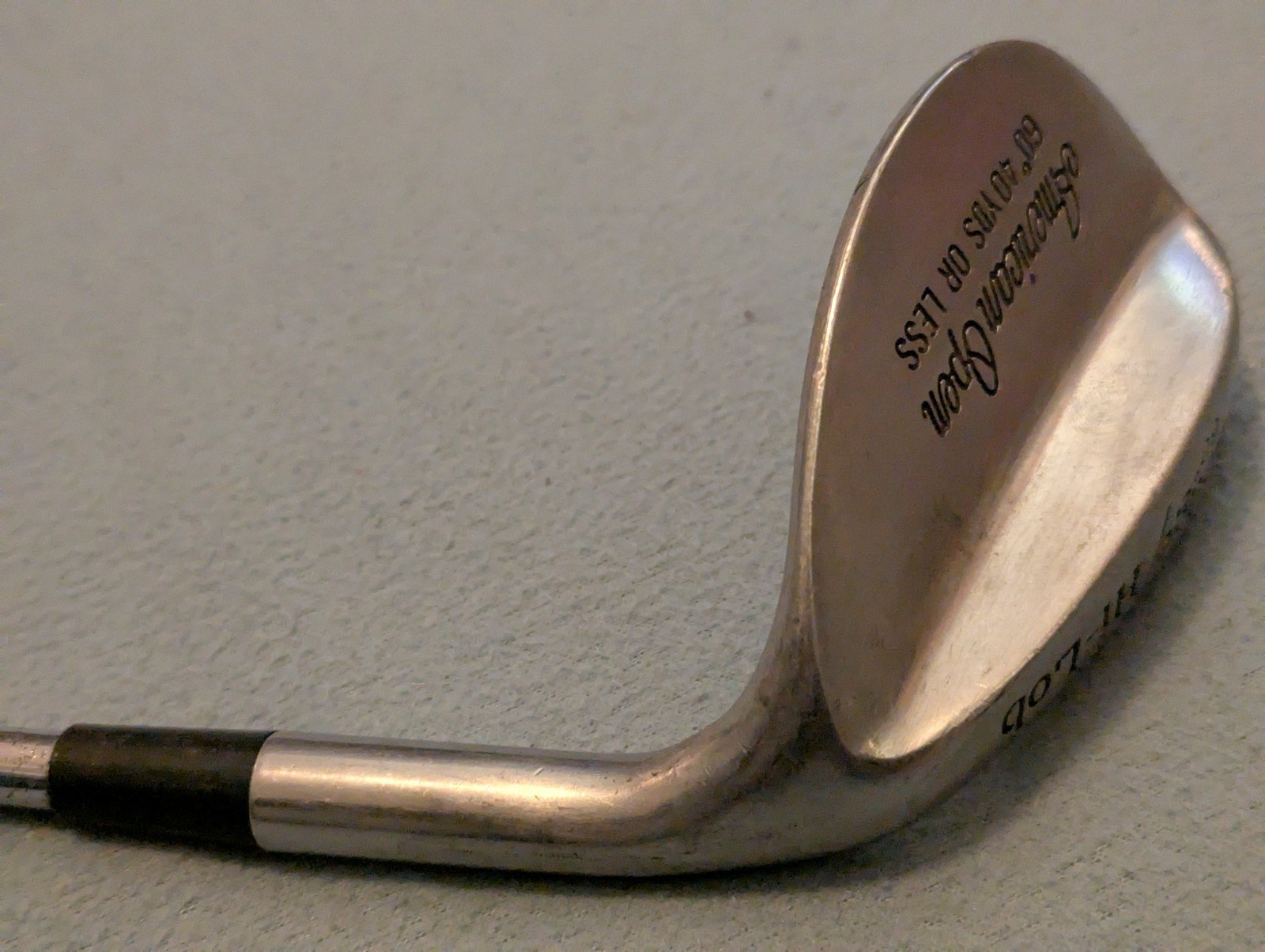American Open Hi-Lob Wedge 60° loft Steel Shaft Regular Flex RH Used Golf Club - Image 3