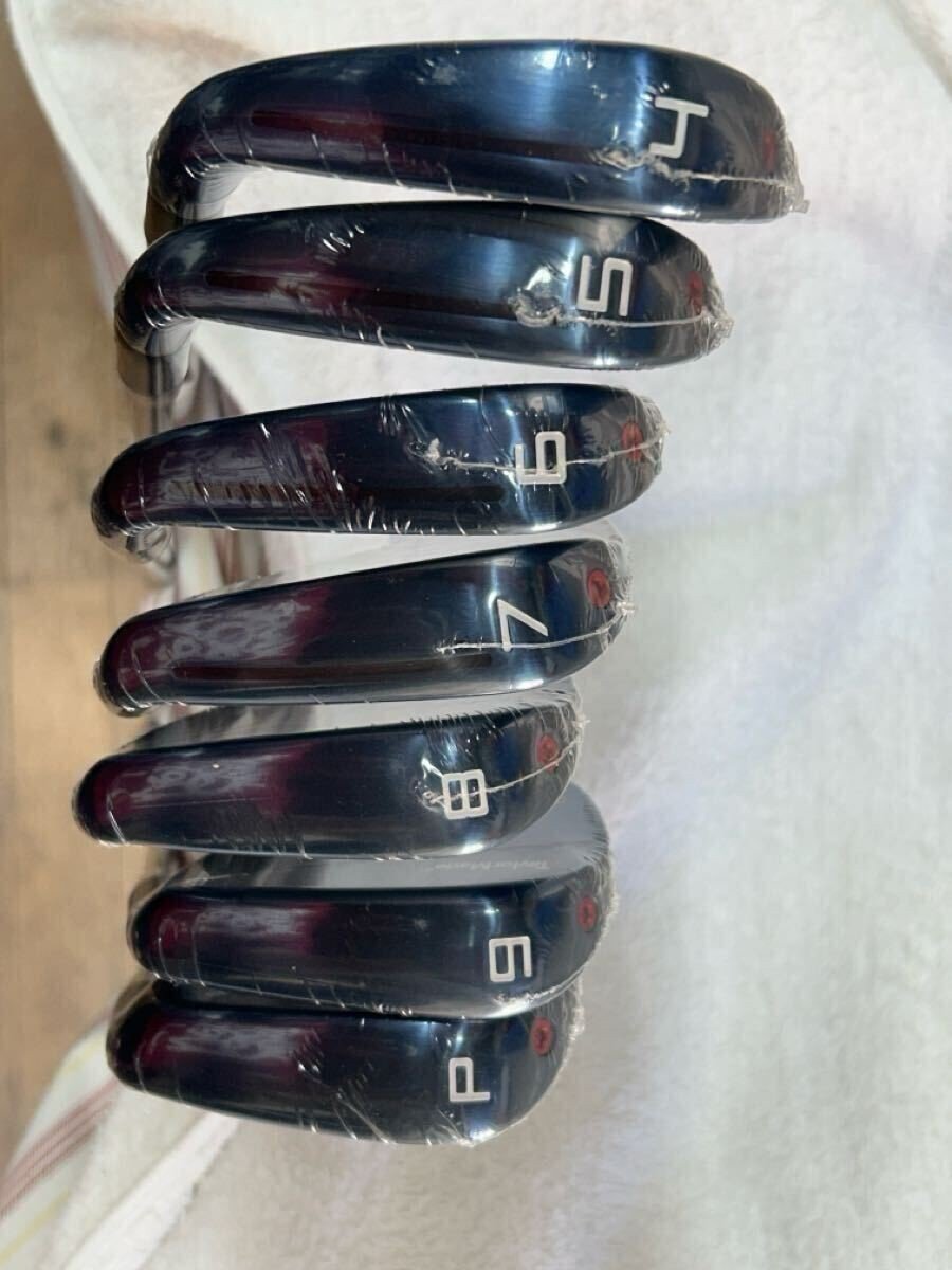 TaylorMade ORBR P790 Iron 7 Piece Set Red Bull Collaboration Modus105S SmokePVD - Image 2