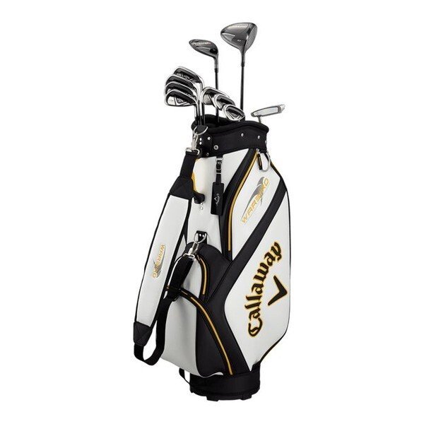 New Callaway 2019 WARBIRD Carbon Golf Club Caddy Bag 10 Clubs Set Flex R Men's