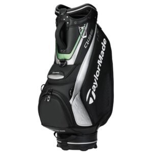 NEW 2025 Taylormade Qi35 Players Black/Silver Tour Staff Golf Bag