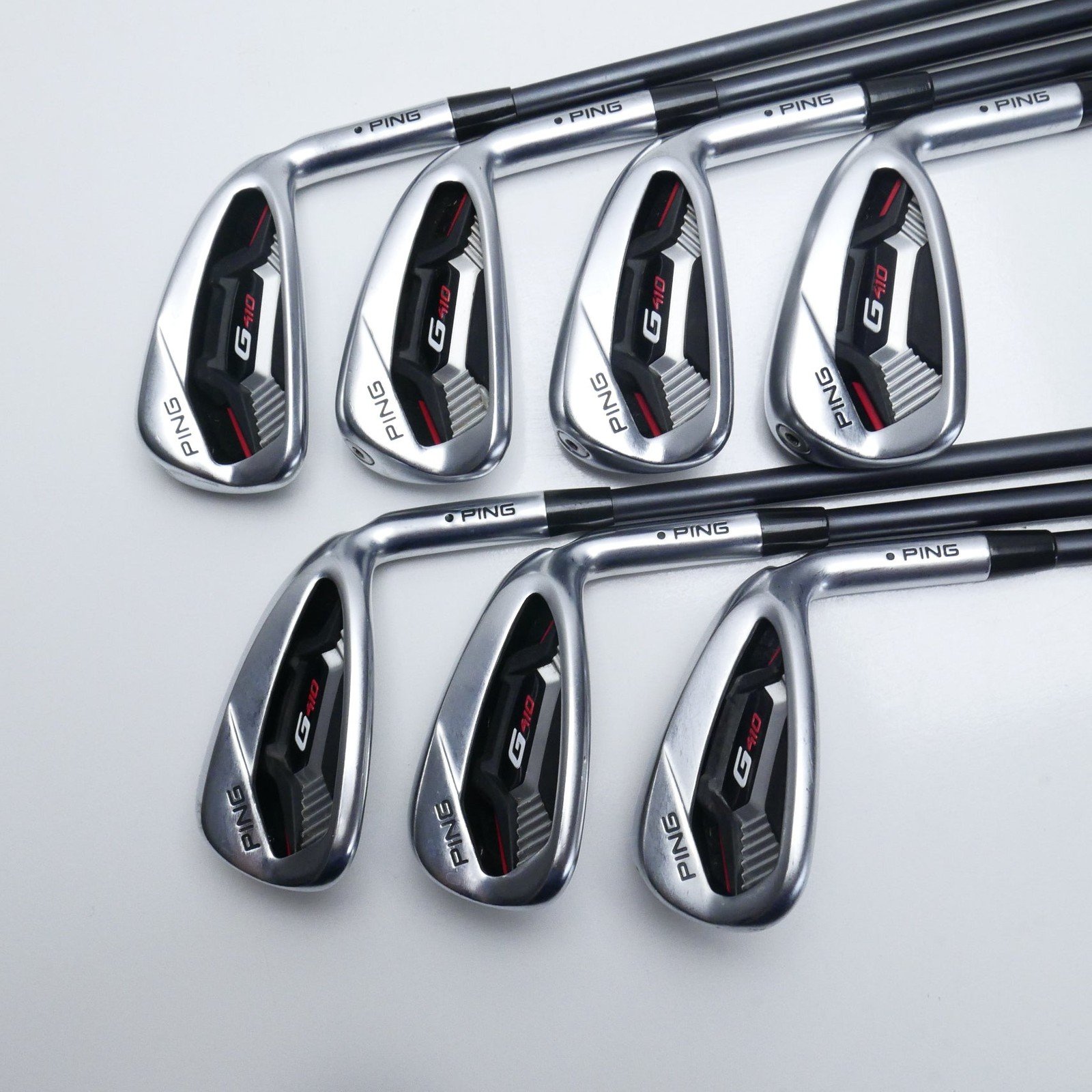 Used Ping G410 Iron Set / 5 - SW / Soft Regular Flex