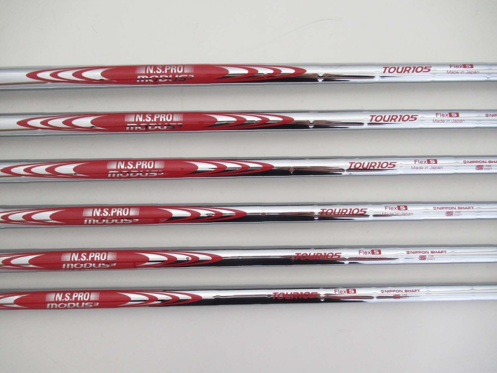 Used PING i230 MODUS3 TOUR105 iron set(#5~PW) Flex S Blue - Image 4