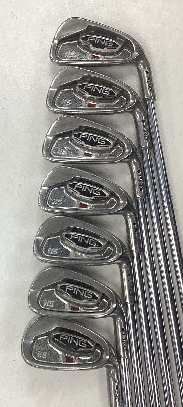 PING I15 4-PW IRONS(AWT STIFF FLEX STEEL SHAFTS)
