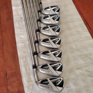 Pre-owned Taylormade Sim Max Iron set (4-PW) KBS stiff shaft