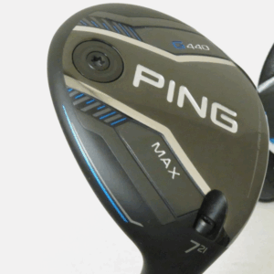 PING G440 Max 7 Fairway Wood  21° Denali Red 60g 5.5 Regular Flex +Cover MINT
