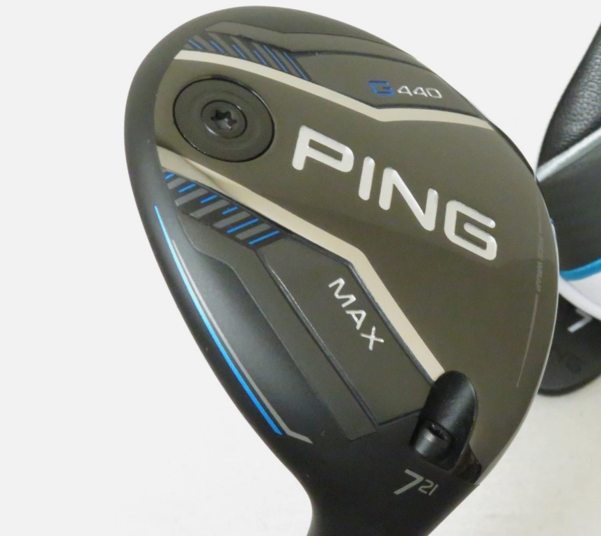 PING G440 Max 7 Fairway Wood 21° Denali Red 60g 5.5 Regular Flex +Cover MINT