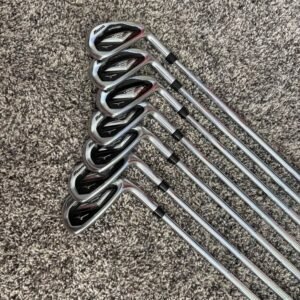 Mizuno Jpx 825 Pro irons kbs tour fst shafts with golf pride tour wraps.