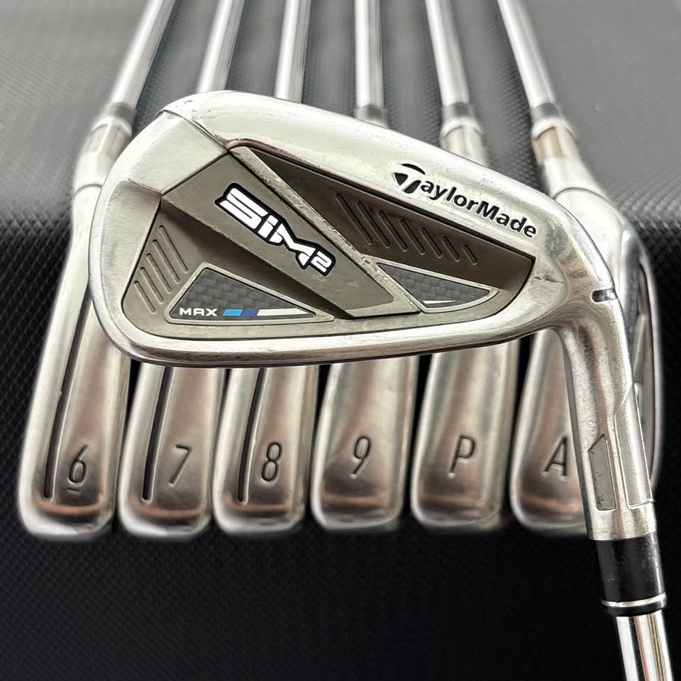 Pre-owned Taylormade Sim2 Max iron set 5 - AW