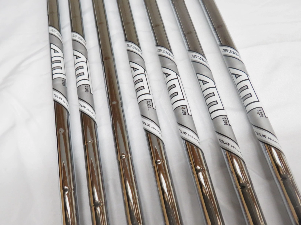 Used Titleist 718 AP1 Iron Set 4-PW AMT Tour White S300 Stiff Flex Steel Shafts - Image 5
