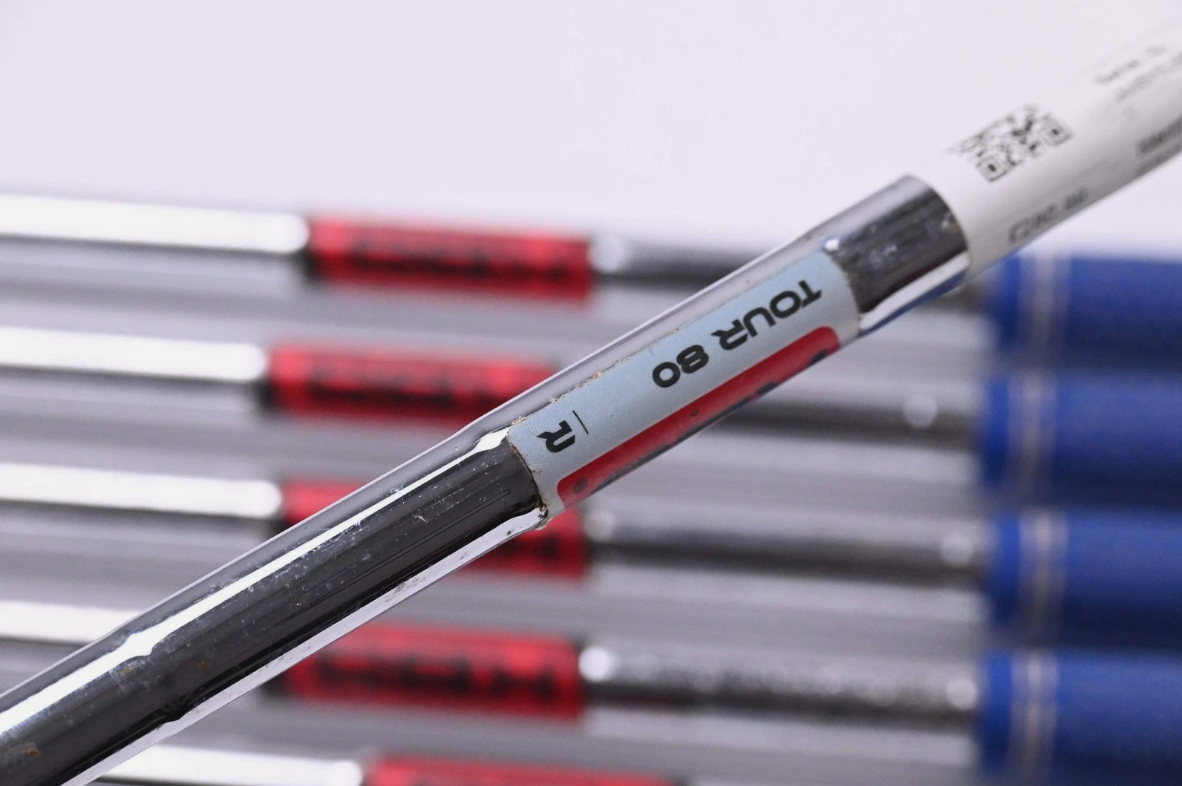 Cobra King F9 One Length Irons / 5-PW+GW / Regular Flex KBS Tour 80 Shafts - Image 4