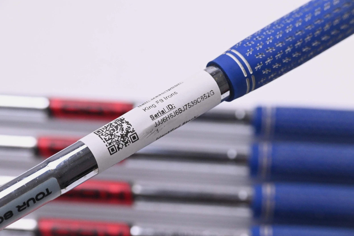 Cobra King F9 One Length Irons / 5-PW+GW / Regular Flex KBS Tour 80 Shafts - Image 5